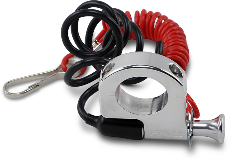 Pingel - Kill Switch - Handlebar Mount - Normally Closed - 1-1/4" - Tether Kill Switch - 646