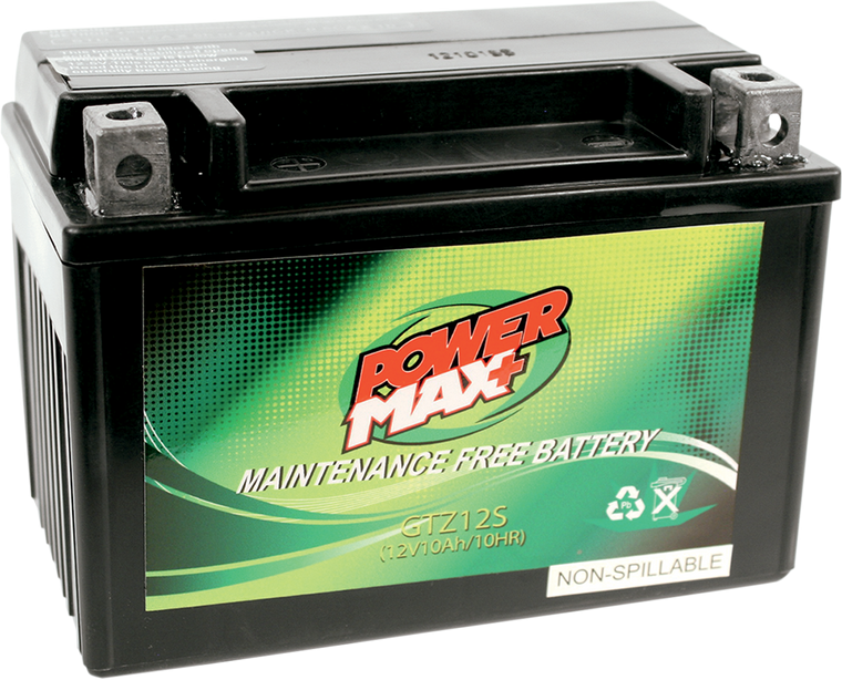 Power Max - Battery - YTZ12S - Maintenance-Free Battery - GTZ12S