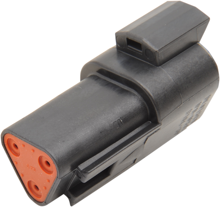 Namz - Deutsch Receptacle - 3 Pin - Black - Deutsch DT Sealed Connector Component  Wiring Connector - DR-3B