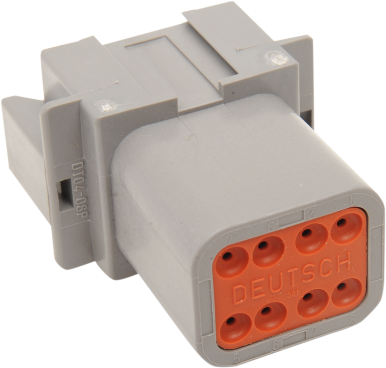 Namz - Deutsch Receptacle - 8 Pin - Gray - Deutsch DT Sealed Connector Component  Wiring Connector - DR-8G