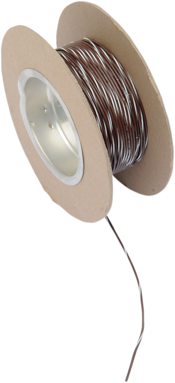 Namz - 100' Wire Spool - 18 Gauge - Brown/White - OEM Color Wire Spool - NWR-19-100 Namz - 100' Wire Spool - 18 Gauge - Brown/White - OEM Color Wire Spool - NWR-19-100