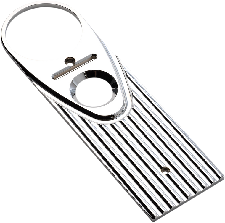 Joker Machine - Full Length-Style King Dash Cover - Finned - Chrome - Full Length Style King Dash Cover - 37731