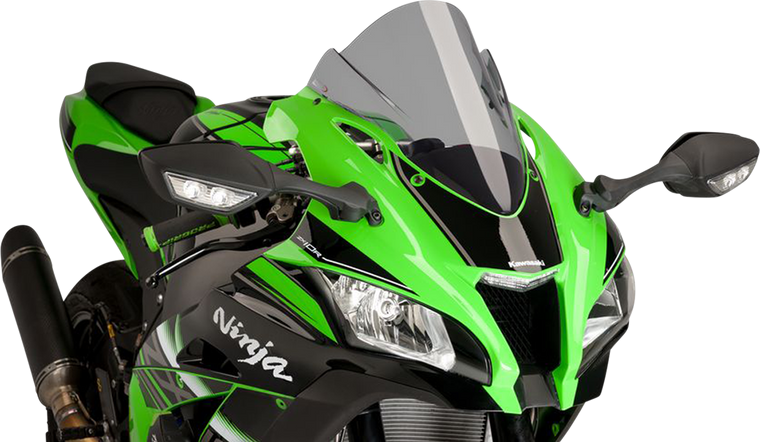 Puig - Race Windscreen - Smoke - ZX10R - Z-Racing Windscreen - 8912H