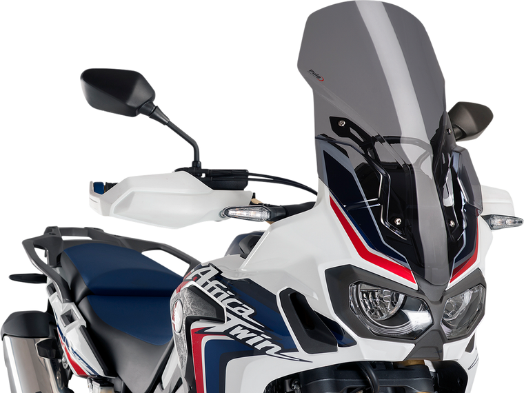 Puig - Touring Windscreen  - Dark Smoke -  CRF1000 - Touring Windscreen - 8905F