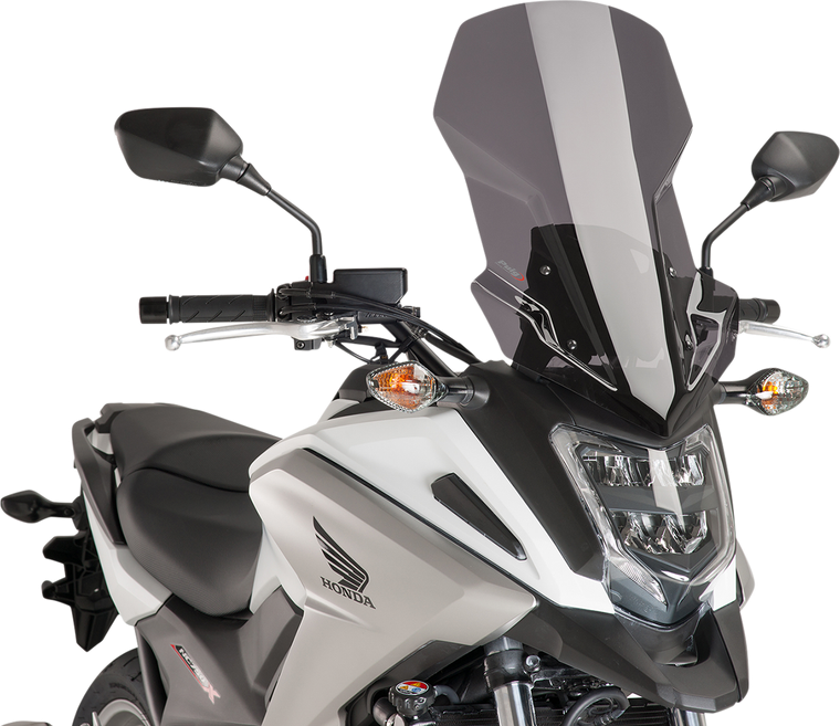 Puig - Touring Windscreen  - Dark Smoke -  NC750X - Touring Windscreen - 8910F