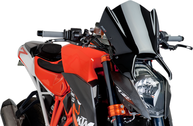 Puig - New Generation Windscreen - Black - KTM 1290 - New Generation Windscreen - 7014N