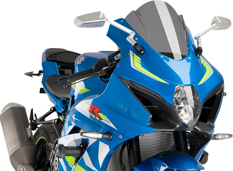 Puig - Race Windscreen - Dark Smoke - Suzuki - Z-Racing Windscreen - 9013F