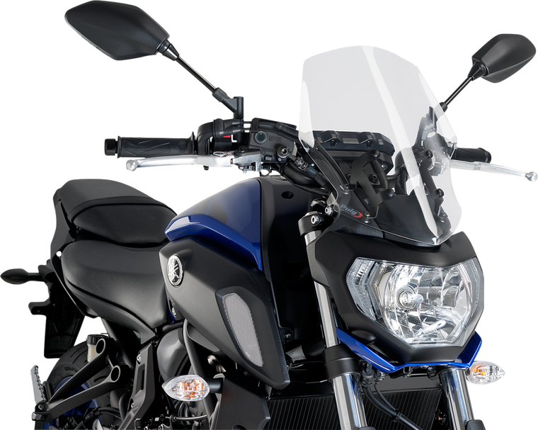 Puig - Race Windscreen - Clear - Tour - Yamaha - Z-Racing Windscreen - 9667W