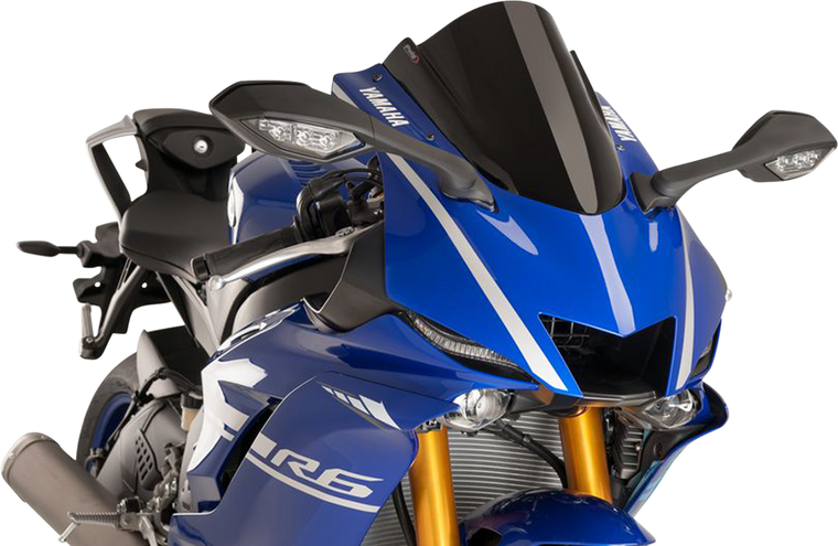 Puig - Race Windscreen - Black - Yamaha - Z-Racing Windscreen - 9723N