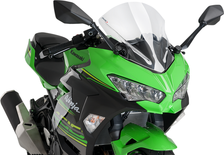Puig - Race Windscreen - Clear - Kawasaki - Z-Racing Windscreen - 9976W