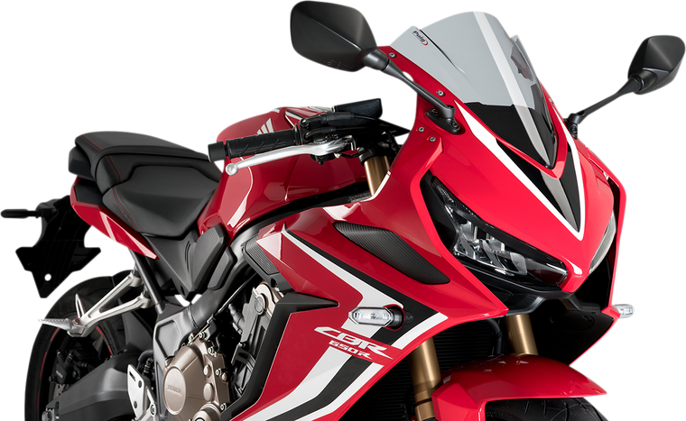 Puig - Race Windscreen - Smoke - CBR650R - Z-Racing Windscreen - 3568H