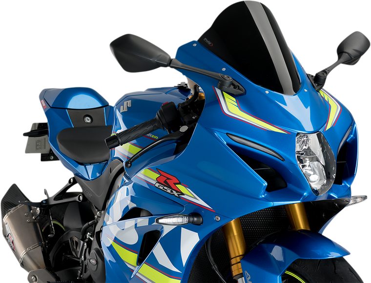 Puig - Race Windscreen - Black - GSX-R - Z-Racing Windscreen - 3631N
