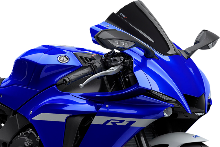 Puig - Race Windscreen - Black - YZF-R1 - Z-Racing Windscreen - 3826N