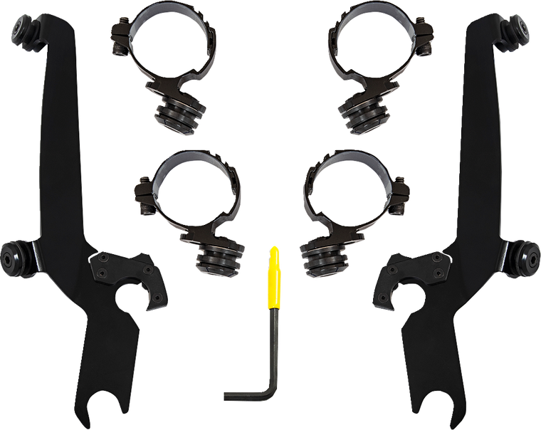 Memphis Shades - Sportshield Mounting Kit - Black - Honda - El Paso Sportshield Trigger Lock Mounting Kit - MEB2066