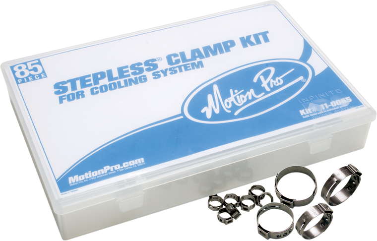 Motion Pro - Clamp Kit - Cooling System - 85-Pieces - Cooling System Stepless Clamp Kit - 11-0065