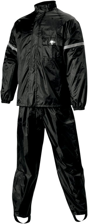 Nelson Rigg - WP-8000 Weather Pro Rainsuit - Black - Small - WP-8000 Weather Pro Rainsuit - WP8000BLK01-SM Nelson Rigg - WP-8000 Weather Pro Rainsuit - Black - Small - WP-8000 Weather Pro Rainsuit - WP8000BLK01-SM
