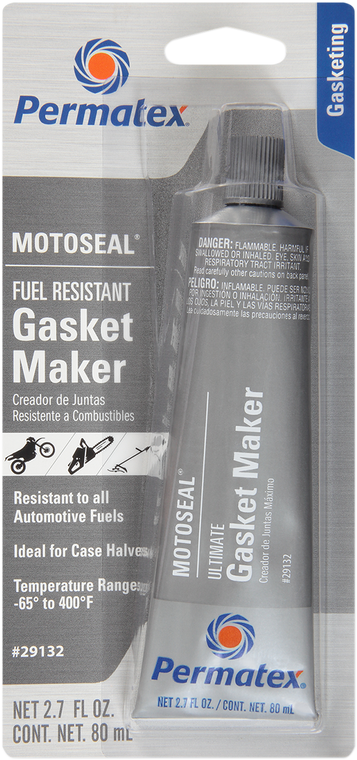Permatex - Motoseal 1 Gasket Maker - 2.7 oz. net wt. - Motoseal 1 Gasket Maker - 29132
