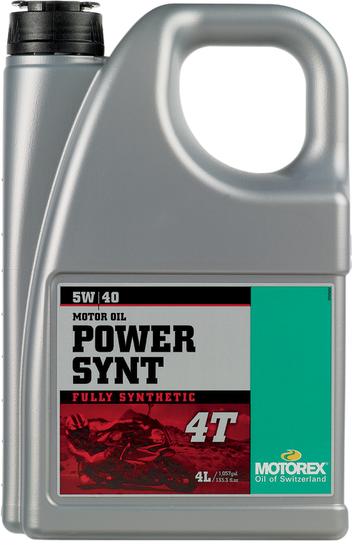 Motorex - Power Synt 4T Engine Oil - 5W-40 - 4L - Power Synt Synthetic 4T Engine Oil - 172252