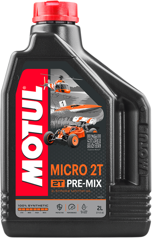 Motul - Micro 2T Oil - 2L - Micro 2T Model Engine Oil - 105940