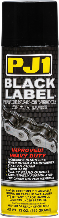 Pj1/vht - Black Label Chain Lube - 13 oz. net wt. - Aerosol - Black Label Chain Lube - 44946