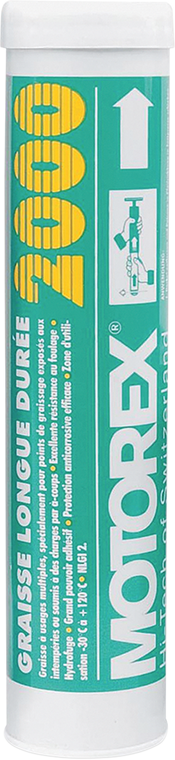 Motorex - Longlast 2000 Synthetic Grease - 400 g - Cartridge - Long Term Grease 2000 - 102424