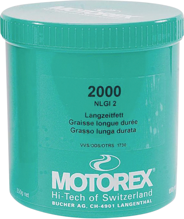 Motorex - Longlast 2000 Synthetic Grease - 850 g - Jar - Long Term Grease 2000 - 108796