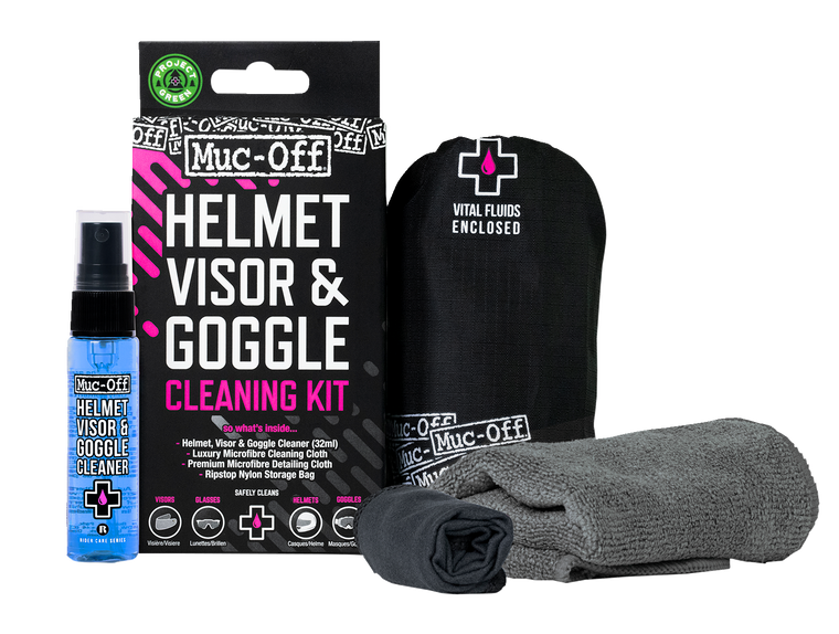 Muc-off Usa - Visor, Lens & Goggle Cleaning Kit - Visor, Lens & Goggle Cleaning Kit - 20802