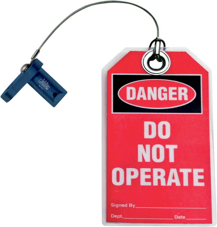 Jims - Tool Flywheel Lock and Tag - Mighty Bite Flywheel Lock - 753