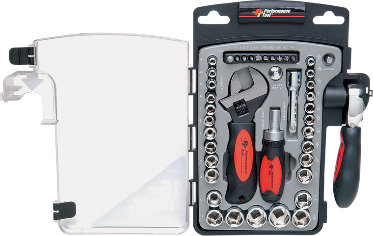 Performance Tool - Stubby Tool Set - 45-Piece - Stubby Tool Set - W39000