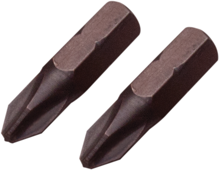 Motion Pro - Cross Bit - JIS - #2 - 2-Pack - JIS Cross-Head Hex-Drive Bits - 08-0577