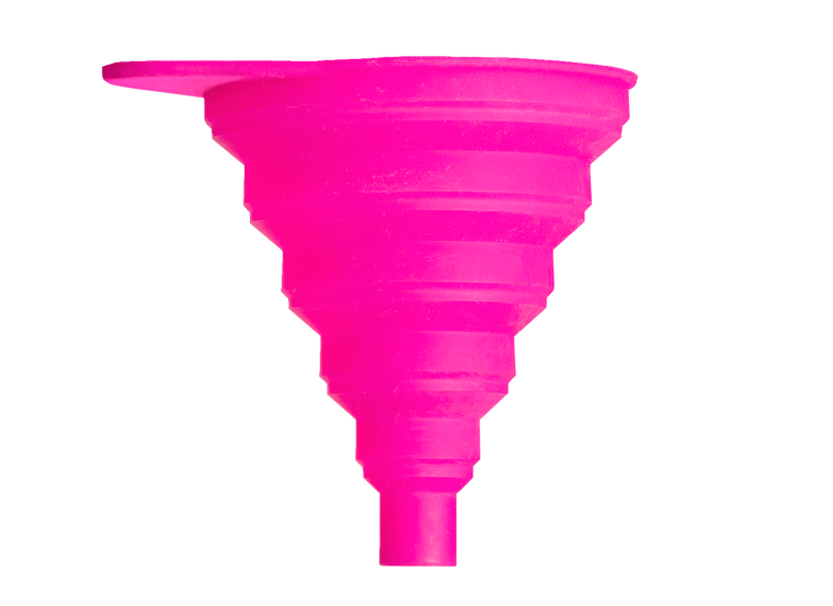 Muc-off Usa - Funnel - Folding - Collapsible Silicone Funnel - 20343