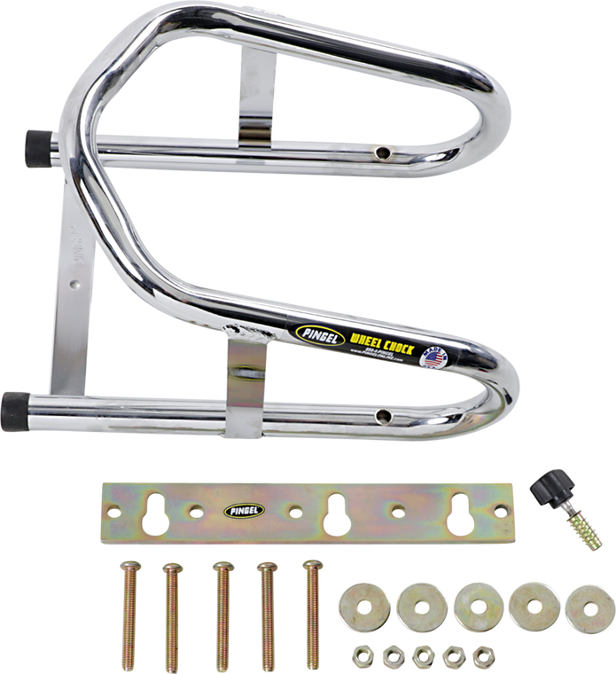 Pingel - Low Wheel Chock - 6-/2" - Wheel Chock for Corrugated Floors - WC65TBM