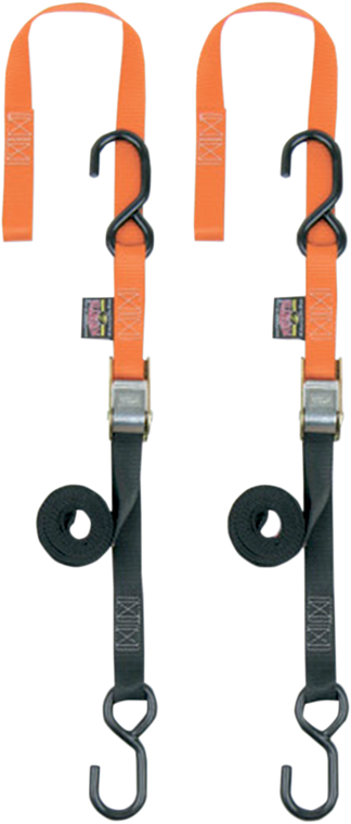 Powertye Mfg. - Soft-Tye Tie-Downs - 1" x 5-1/2' - Orange - 1" Soft-Tye Tie-Downs - 23629