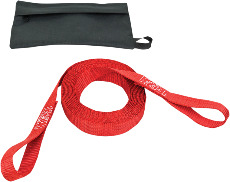Powertye Mfg. - Tow Strap - With Pouch - 1" x 15' - Tow Strap with Pouch - 41151-P