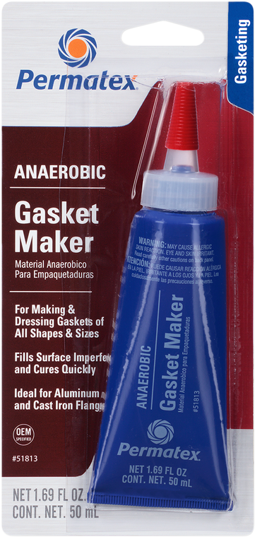 Permatex - Gasket Maker - 50ml - Anaerobic Gasket Maker - 51813 Permatex - Gasket Maker - 50ml - Anaerobic Gasket Maker - 51813