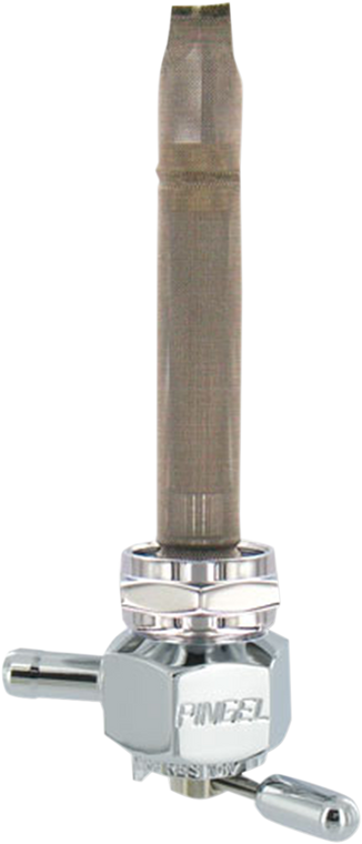 Pingel - Hex Fuel Valve - Chrome - 22mm - Power-Flo Fuel Valve - 1311-CH