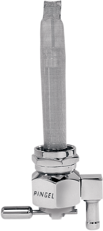 Pingel - Hex Fuel Valve - Chrome - 22mm - Power-Flo Fuel Valve - 6391-CH