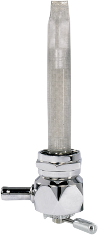Pingel - Hex Fuel Valve - Diamond Chrome - 22mm - Power-Flo Fuel Valve - 1311-CD