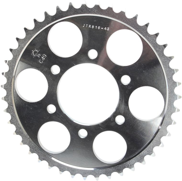 Jt Sprockets - Sprocket - Rear - Suzuki - 43 Tooth - Steel Rear Sprocket - JTR816.43