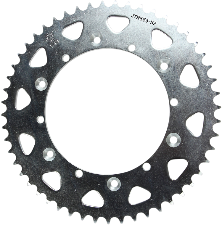 Jt Sprockets - Sprocket - Rear - Yamaha - 52-Tooth - Steel Rear Sprocket - JTR853.52