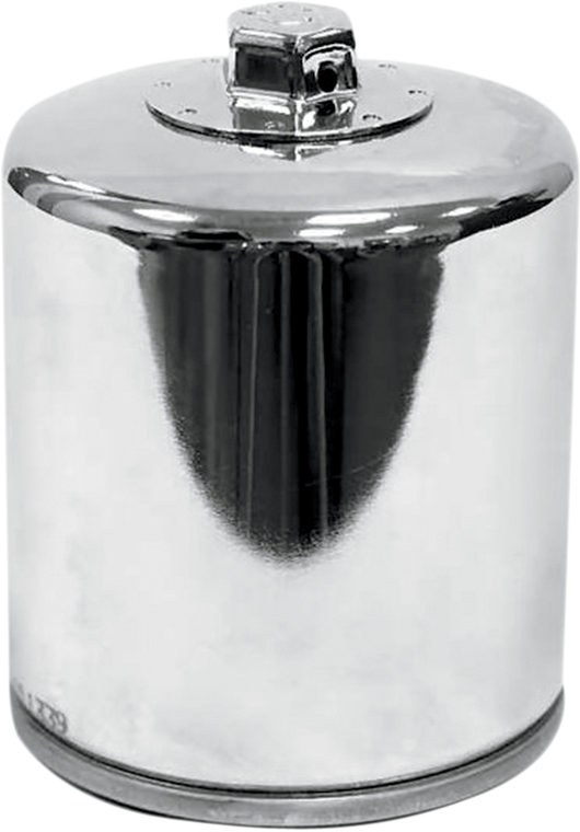 K & N - Oil Filter - Chrome - V-Rod - Performance Oil Filter - KN-174C