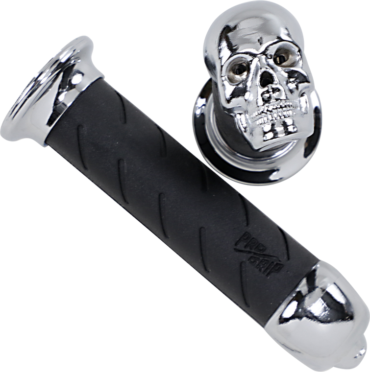 Pro Grip - Grips - Skull Cruiser - 7/8" - 862 Skull Cruiser Grips - PA0862CRSK02