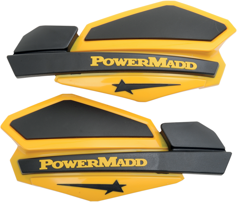 Powermadd - Handguards - Yellow/Black - Star Series Handguards - 34201