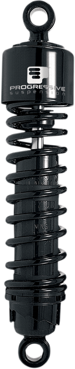 Progressive Suspension - 412 Series Shock - 13" - Standard - Black - H-D - 412 Series Shocks  Black - 412-4002B