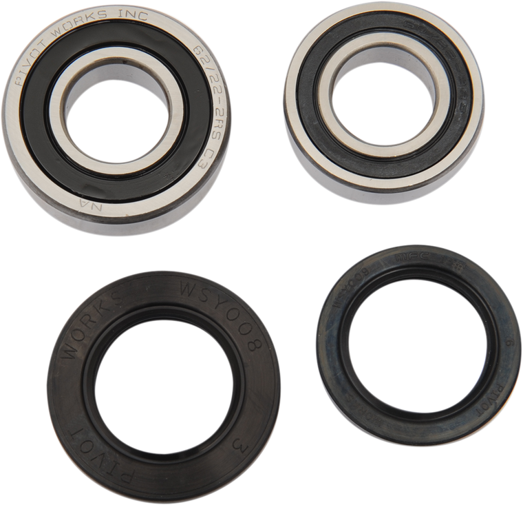 Pivot Works - Wheel Bearing Kit - Rear - Yamaha - Wheel Bearing and Seal Kit - PWRWK-Y08-421