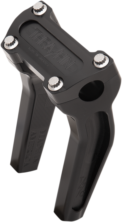 Thrashin - Risers - Pull Back - 6-1/2" - Black - Handlebar Riser - TSC-6525-1 Thrashin - Risers - Pull Back - 6-1/2" - Black - Handlebar Riser - TSC-6525-1