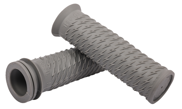 Thrashin - Grips - Bolt - Gray - Bolt Grips - TSC-2708-0