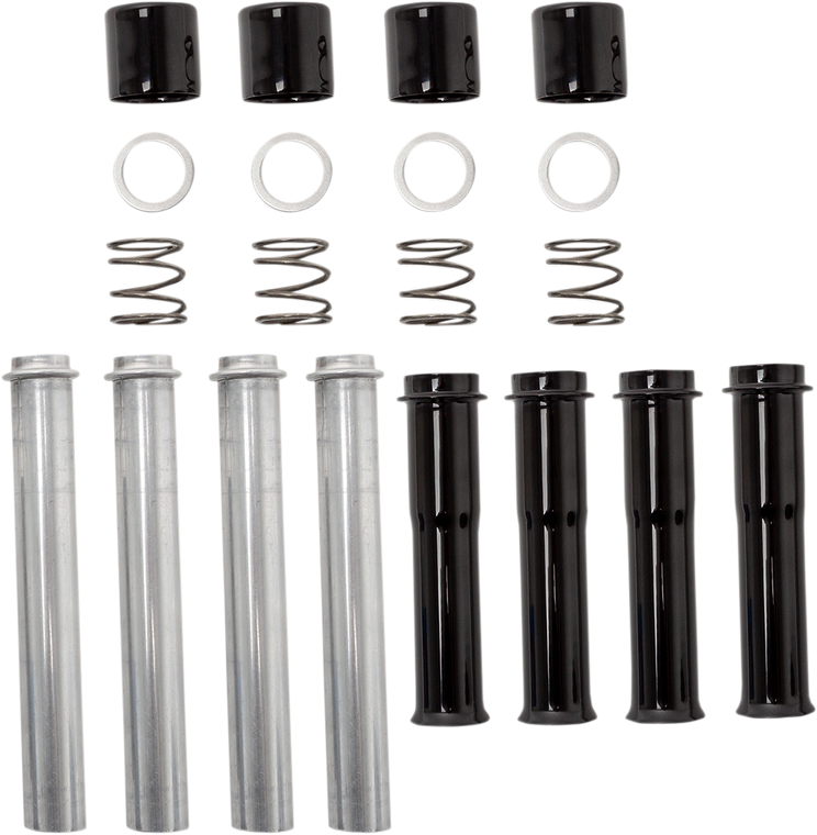 S&s Cycle - Pushrod Tubes - Black - Pushrod Tubes - 930-0124