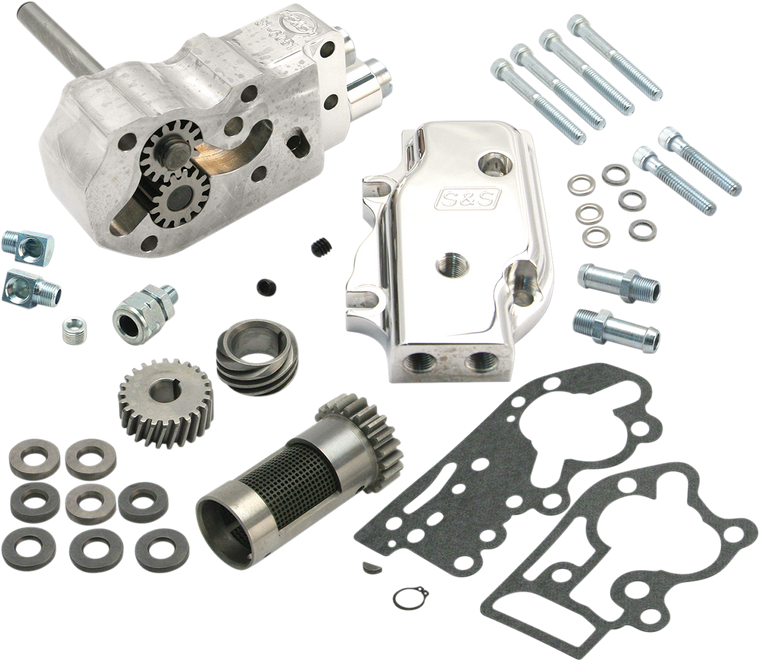 S&s Cycle - Oil Pump with Gears - Big Twin - Billet Oil Pump Kit - 31-6296