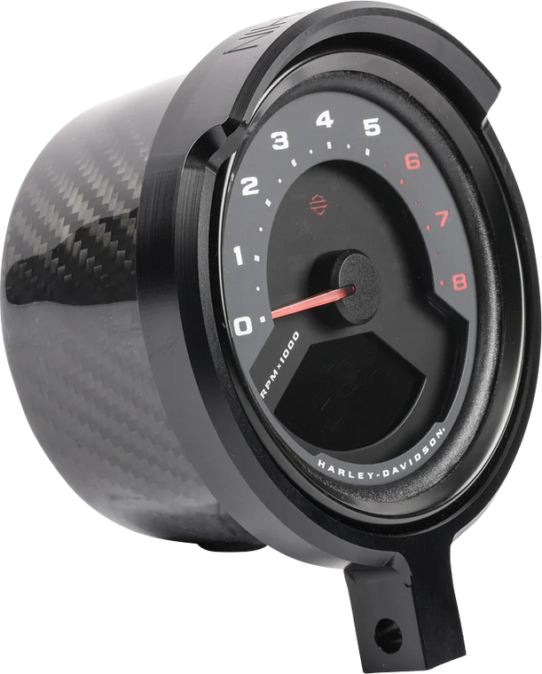 Thrashin - Gauge Relocation Kit - Black - Softail Gauge Relocation Kit - TSC-2710-1